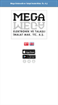 Mobile Screenshot of megaelektronik.com.tr