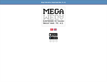 Tablet Screenshot of megaelektronik.com.tr